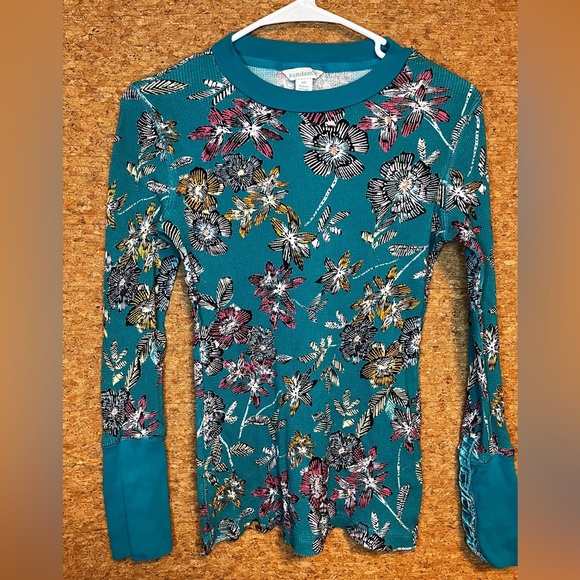 Sundance Floral Sketch Blue Flowers Size XS - Picture 2 of 6